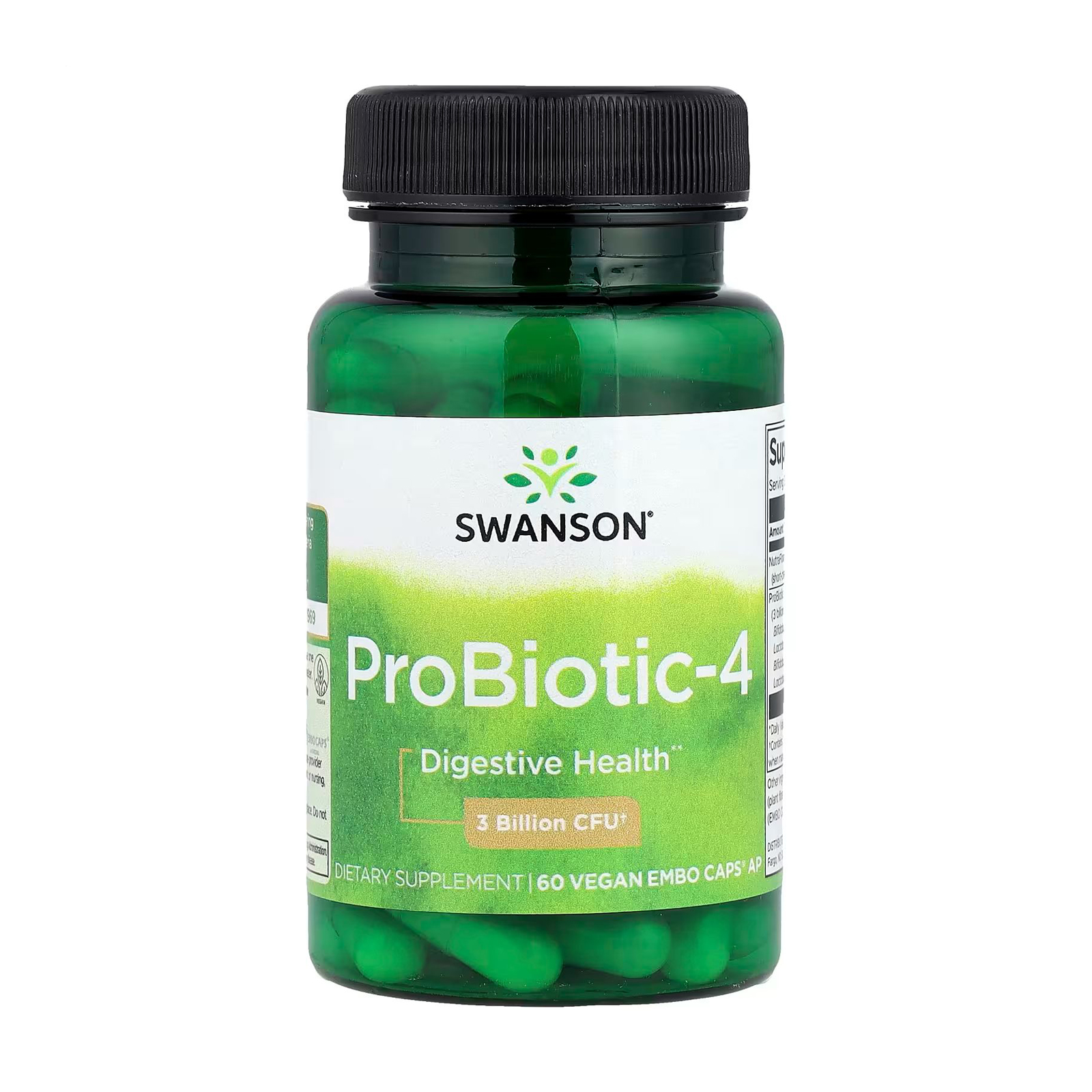 ПроБіотик-4 Swanson ProBiotic-4, 60 капсул
